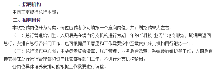 各組織架構(gòu)招聘崗位及要求